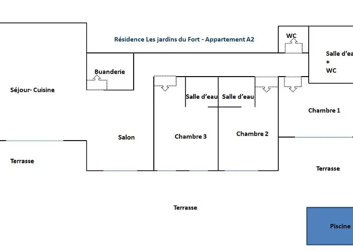 Apartamento Le Pied à Terre 2 *